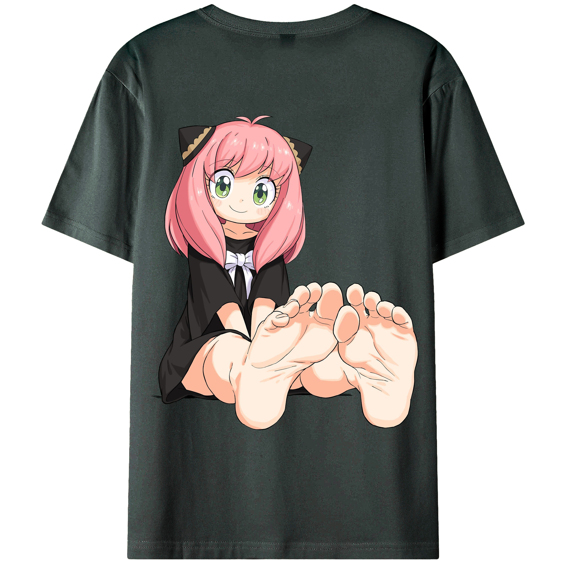 （画像用） SPY×FAMILY间谍家家酒 綿100％ メンズ半袖Tシャツ（バックプリント） 通気性
